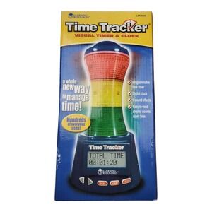 Time‎ Tracker Visual Timer Clock Learning Resources Lights Sound Works VTG 2004